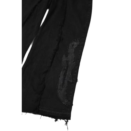“Remake by VERS” Twincut Western Flare Denim Pants
