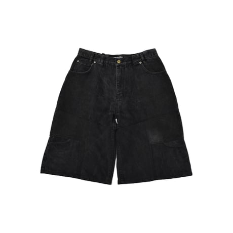 "Remake by VERS" Switching Buggy Half Denim Pants