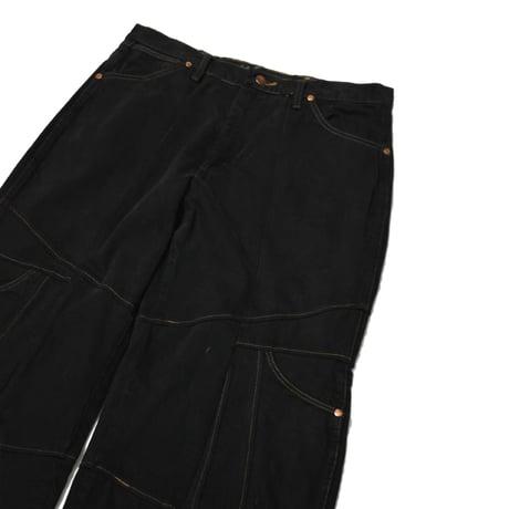 "Remake by VERS" Switching Flare Denim Pants - Original Overdye -