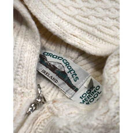 Ireland Aran Knit Zip Hoodie