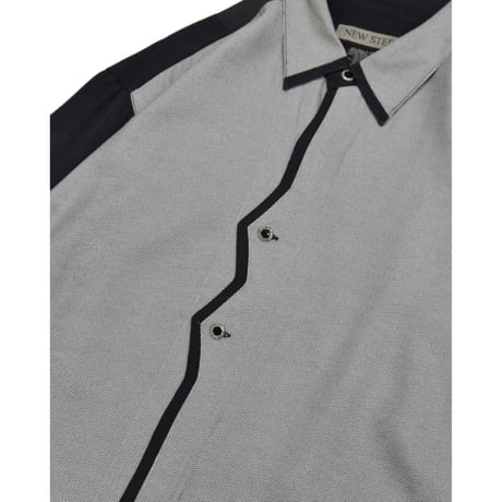 Wave Line Panel L/S Shirt