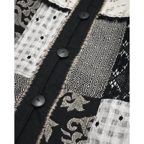 Floral Patchwork Linen Jacket