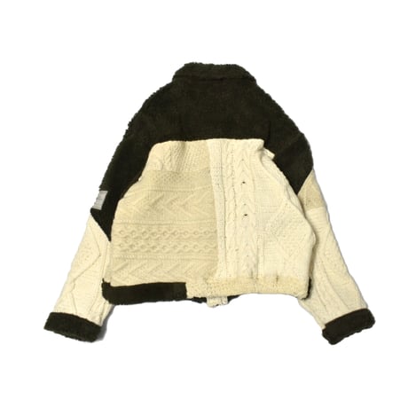 "Remake by VERS" Rebuild Knit Field Jacket