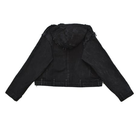 “Remake by VERS” Utility Denim Hoodie Jacket