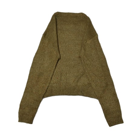 Acrylic Melange Knit Sweater
