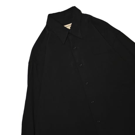 Plain Black Relax L/S Shirt