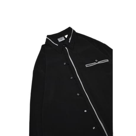 Vintage Fly Front Design L/S Shirt