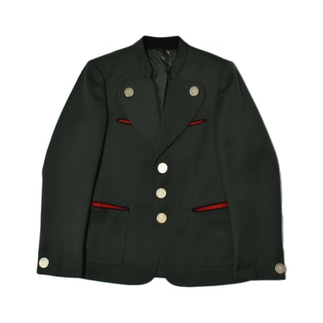 ヴィンテージ スエード チロリアン テーラード ジャケット 古着通販】古着 オーバーサイズ チロリアンジャケット スウェード