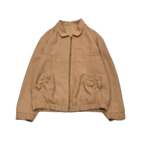 Vintage Design Zip Blouson