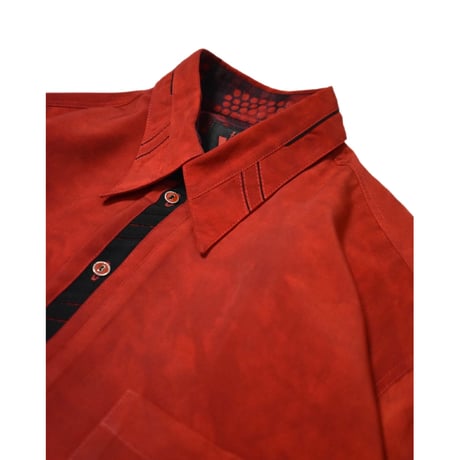 Fly Front Design S/S Shirt