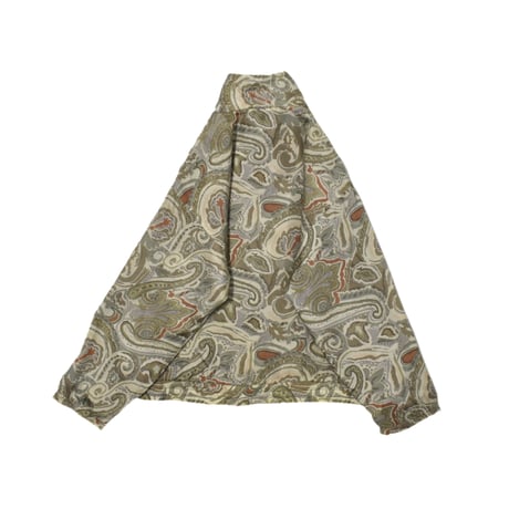 Vintage Patterned Silk Blouson