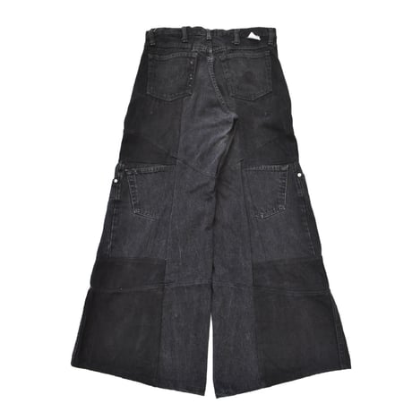 "Remake by VERS" Switching Flare Denim Pants