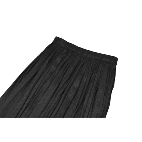 Vintage Black Accordion Pleat Skirt