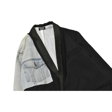 "Remake by VERS" Denim Docking Tailored Jacket
