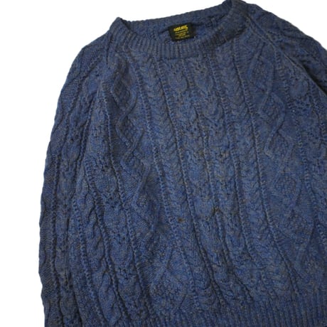 Vintage Handknit Irish Aran Sweater