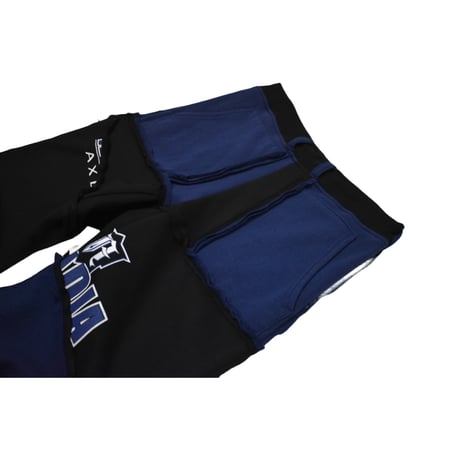 "Remake by VERS" Irregularly Attached Semi Flare Sweat Pants