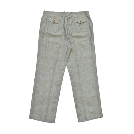 EURO Vintage Tyrolean Linen Blend Two Tuck Slacks