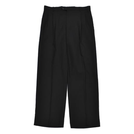 Two Tuck Wide Tapered Slacks