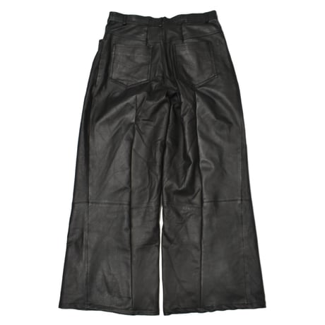 “Remake by VERS” Leather Flare wide Pants