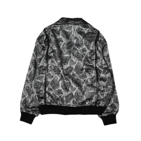 Patterned Double Breasted Short Length Jacket