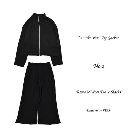 VERS Remake Wool Flare Slacks NO.2