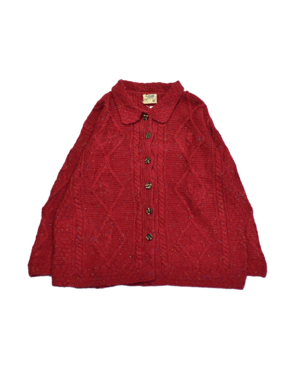 Ireland Aran Knit Cardigan | 水戸 古着屋 VERS｜リメイク＆セ