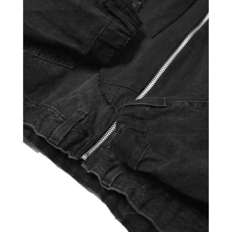 "Remake by VERS" Utility Denim Hoodie Jacket
