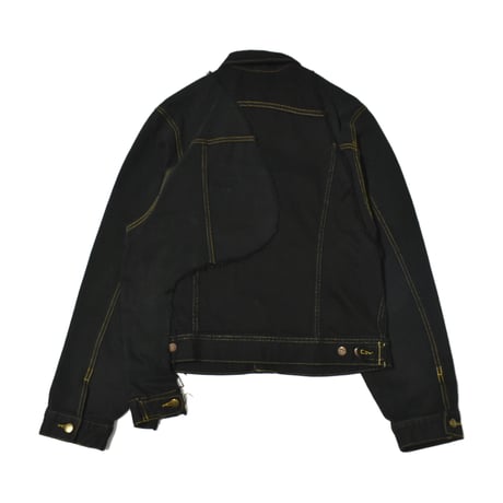 "Remake by VERS " Wave Docking Denim Jacket - Original Overdye -
