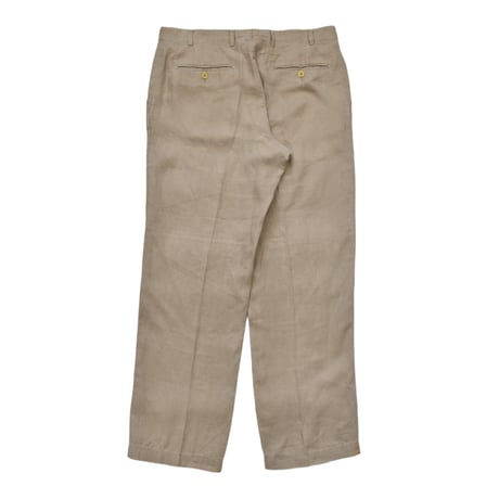 EURO Vintage Sand Linen Slacks