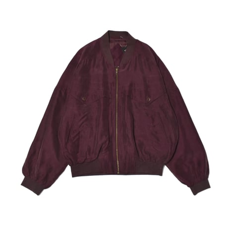 Vintage Silk Bomber Jacket
