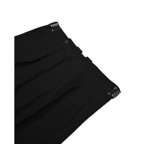 EURO Vintage Double Breasted Tailored SET UP -Black-