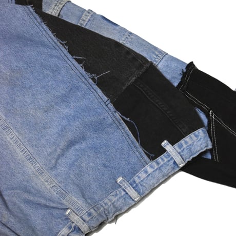 “Remake by VERS” Utility Denim Hoodie Jacket