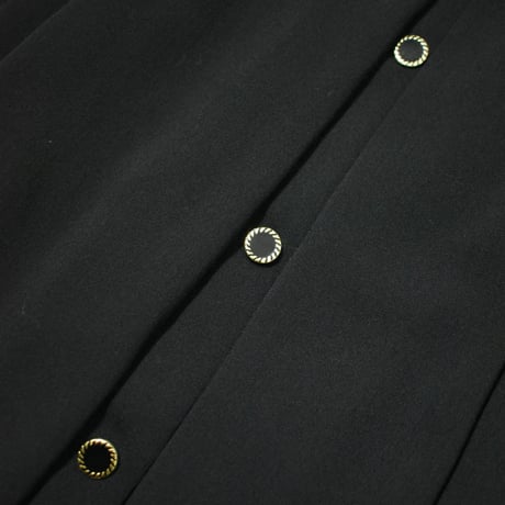 Black Pleats Design Skirt