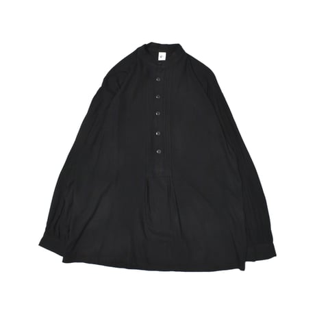 Vintage Stand Collar PullOver L/S Shirt