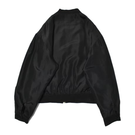 Vintage Silk Bomber Jacket