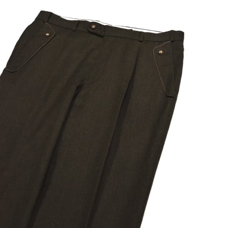 EURO Tyrolean One Tuck Slacks