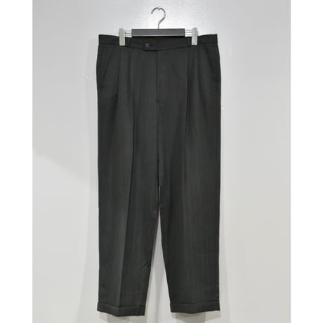 EURO Vintage Charcoal Stripe Double Breasted Tailored Set-Up