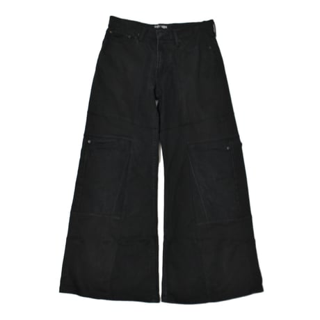 "Remake by VERS" Switching Flare Denim Pants