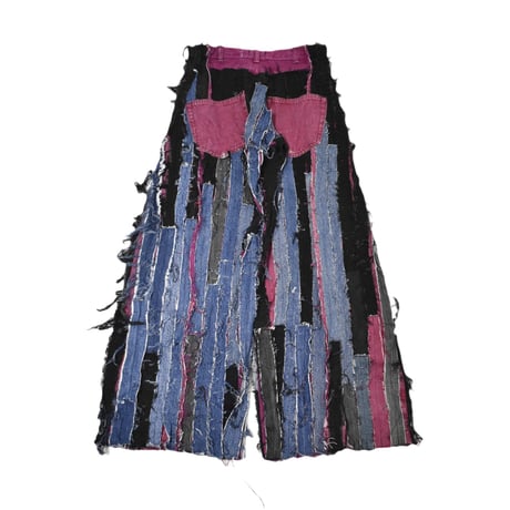 VERS Remake Fringe Docking Flare Denim