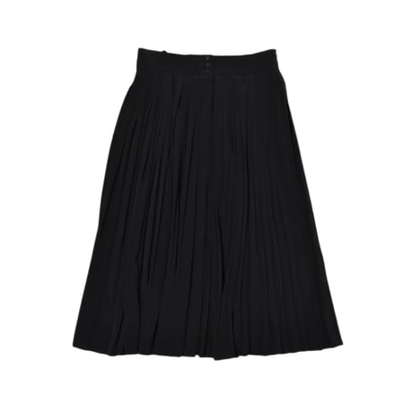 Vintage Black Pleats Skirt