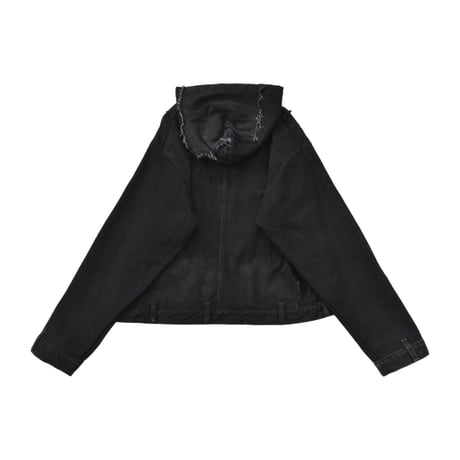 “Remake by VERS” Utility Denim Hoodie Jacket