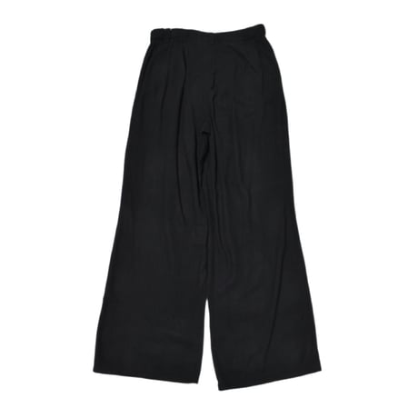Black Linen Flare Pants