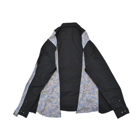"Remake by VERS" Paisley Switching Design L/S Shirt