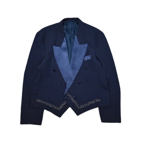 Vintage Embroidery Short Length Tailored Jacket