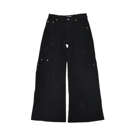 "Remake by VERS" Switching Flare Denim Pants