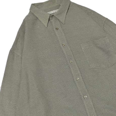 Textured Patterned L/S Shirt