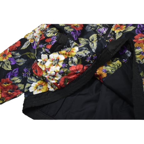 Flower Printed Zip Jacket