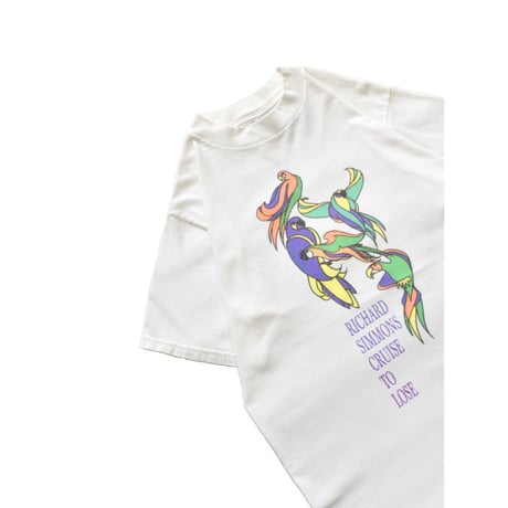 90s Tropical Parrot Art T-Shirt