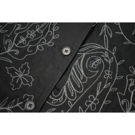 Flower Embroidery Design Jacket