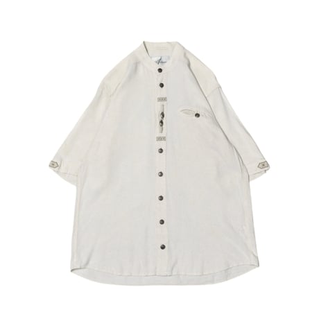 EURO Vintage Tyrolean Stand Collar L/S Shirt